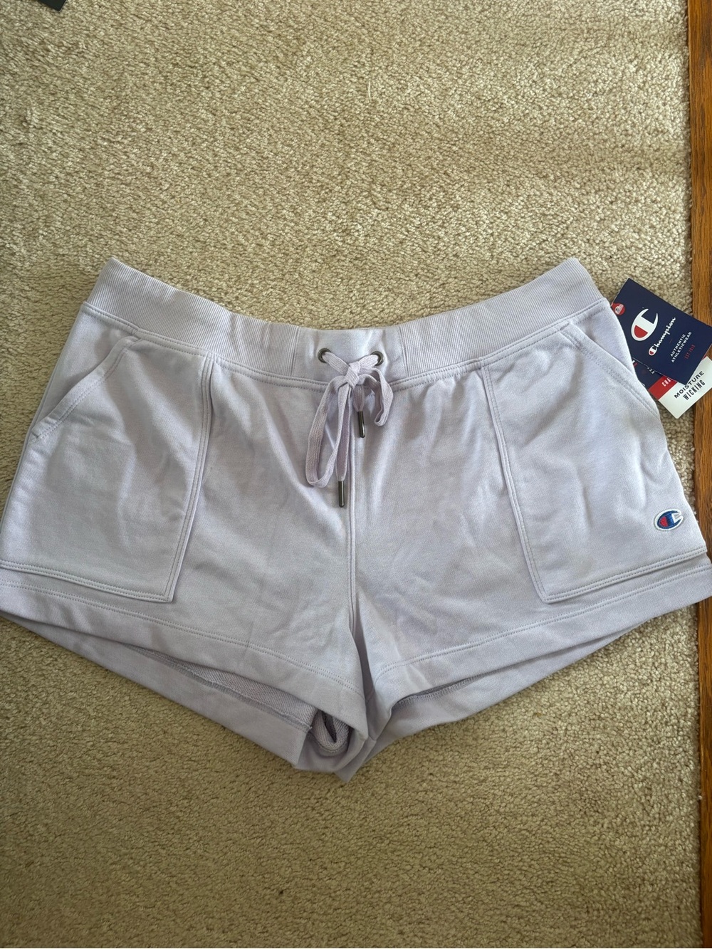 NEW Champion Women's Lavender Knit Lounge Shorts